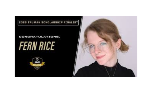 Fern Rice Named Truman Scholarship Finalist